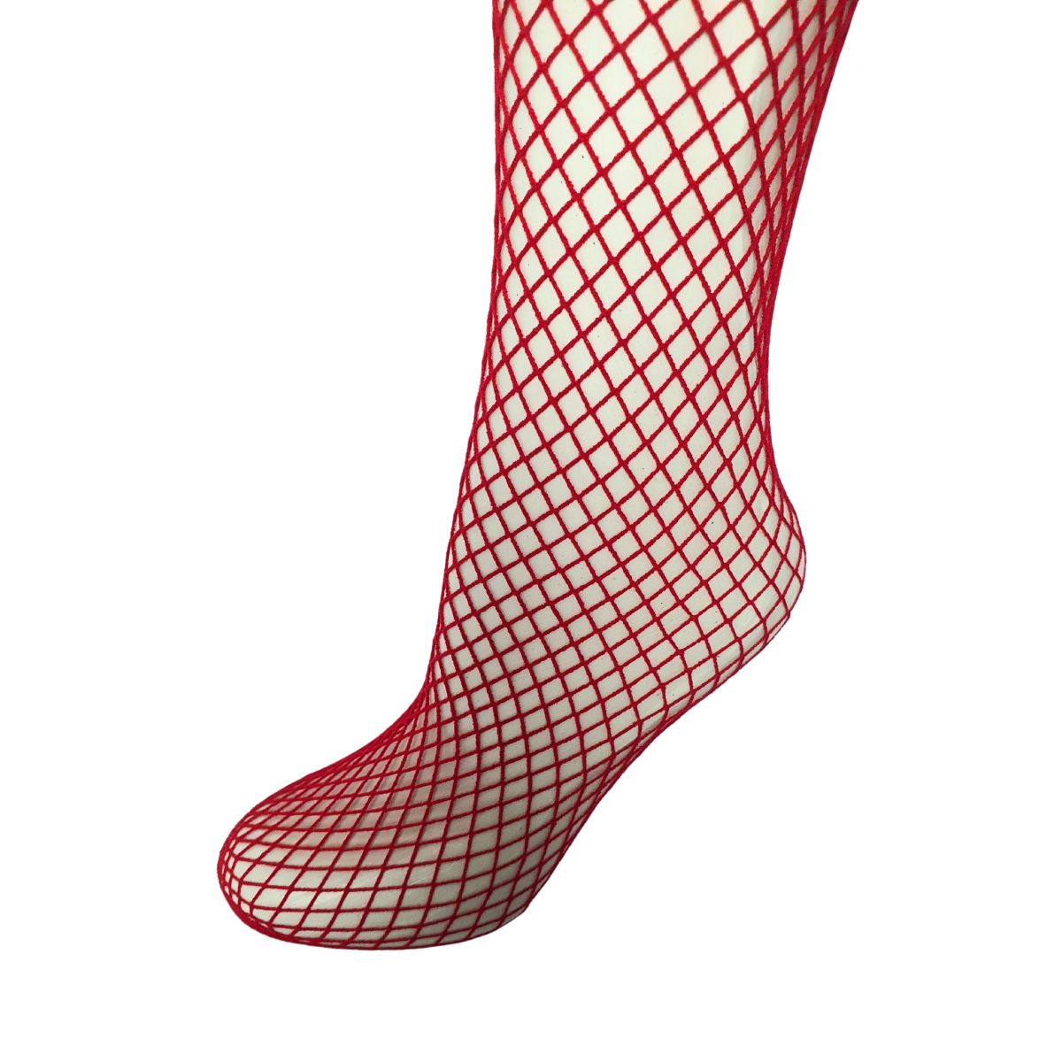 Meia Calça Arrastão Vermelho - Tamanho Único Meia Calça Arrastão Vermelho - Tamanho Único